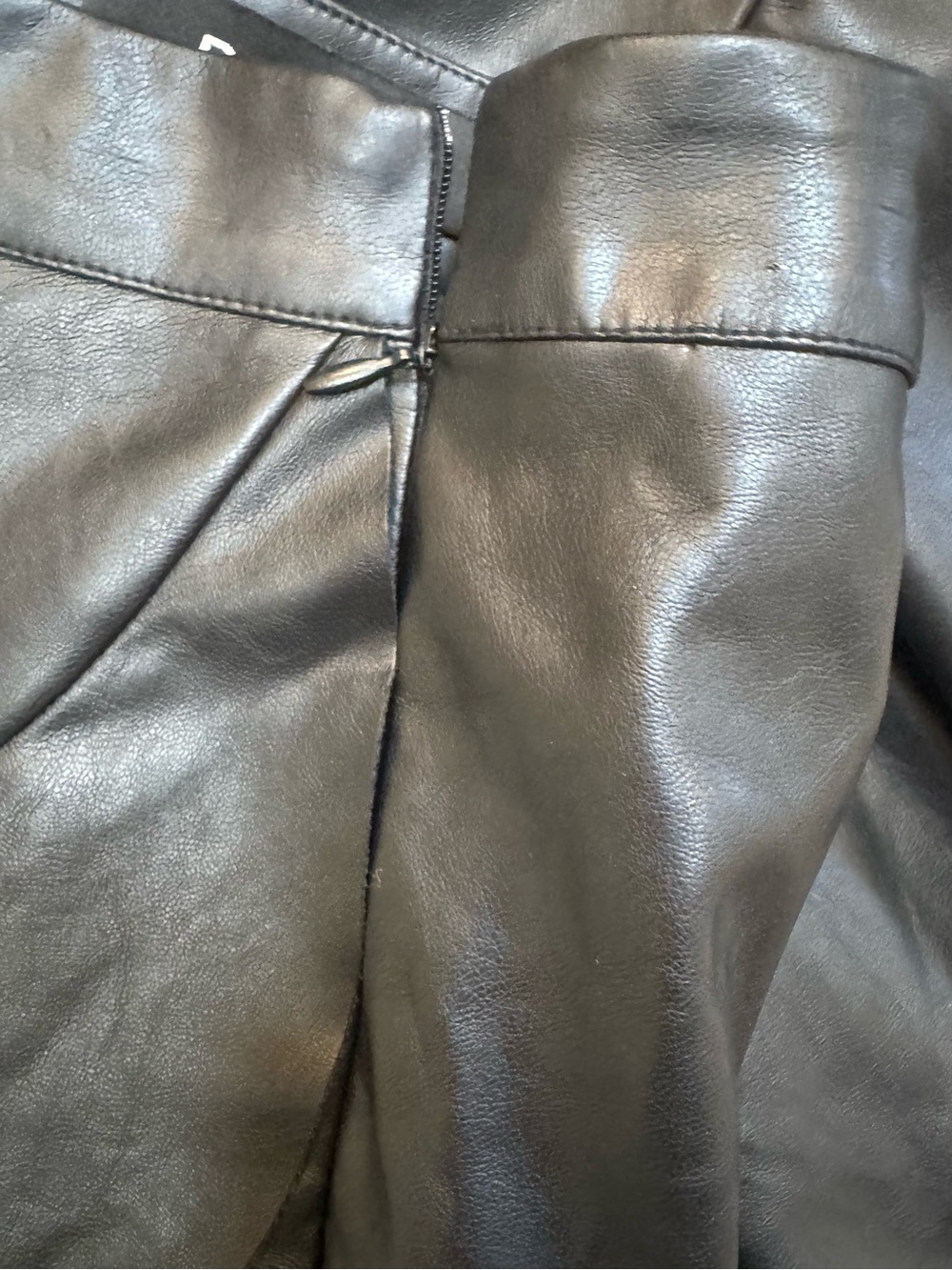 DO+BE Black Faux Leather Ruffle Skort Women’s Size Small Y2K Mini - Picture 9 of 9